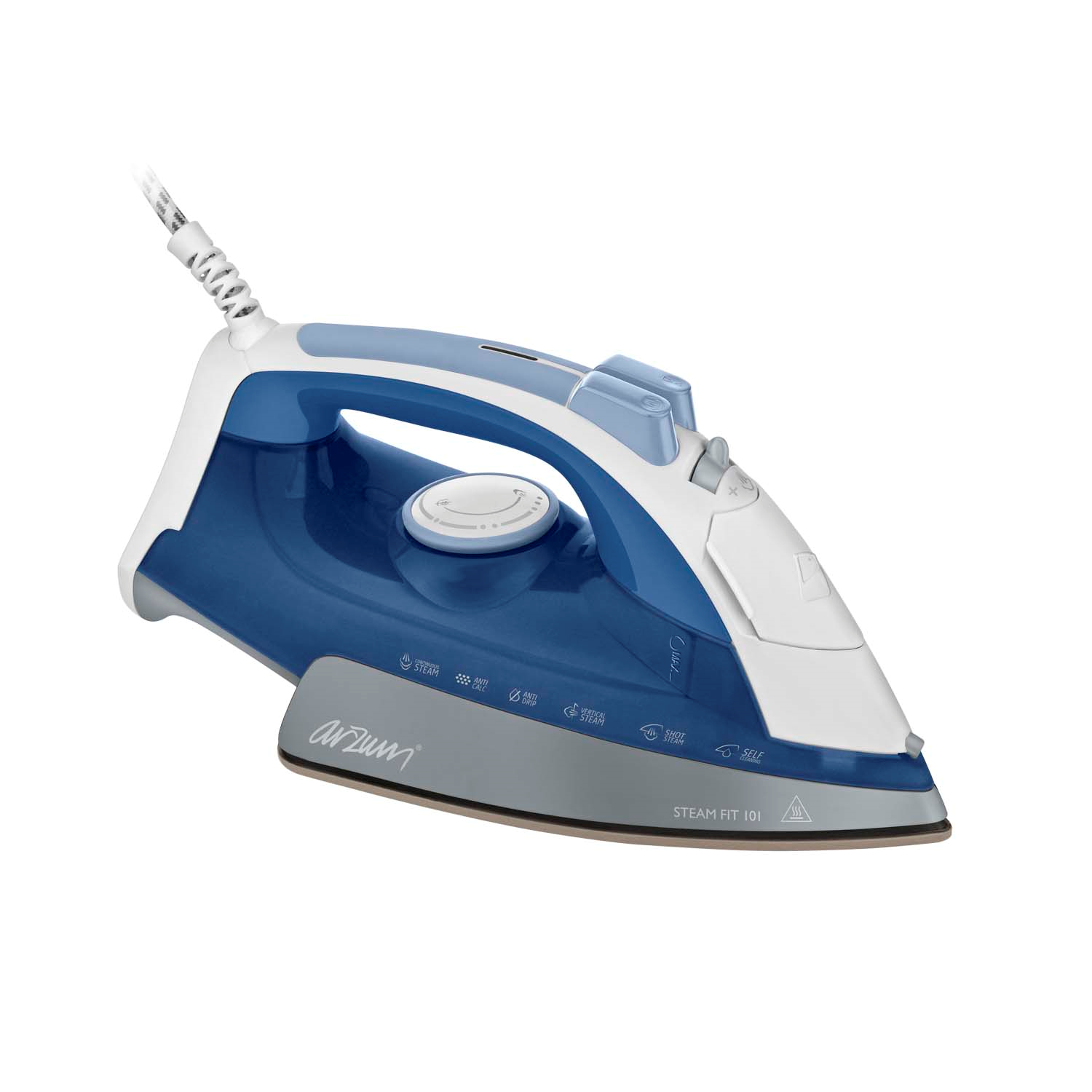 AR675 Arzum STEAM FIT 101 SERAMİK TABANLI ÜTÜ MAVİ