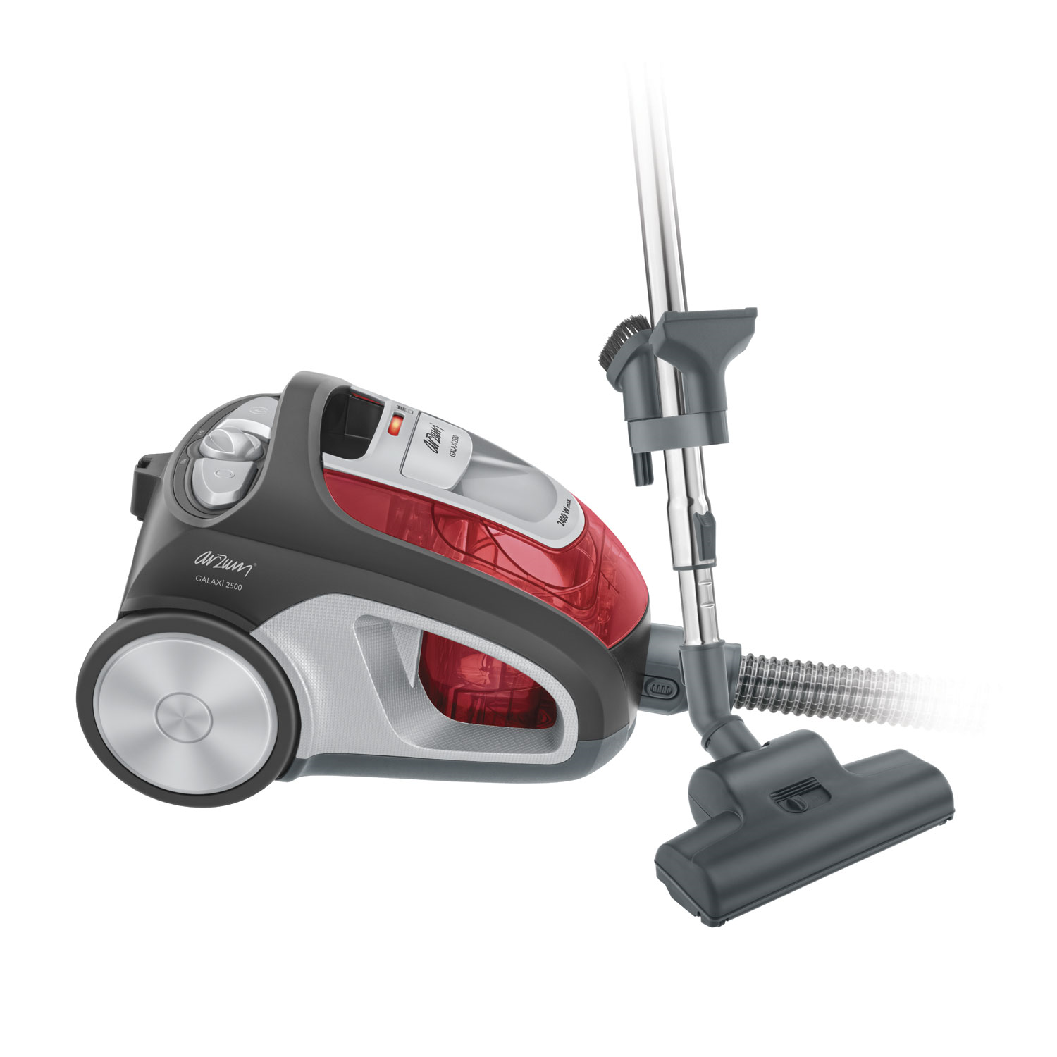 AR471 Arzum Galaxi 2500 4.Jenerasyon Cyclone Filtre KIRMIZI